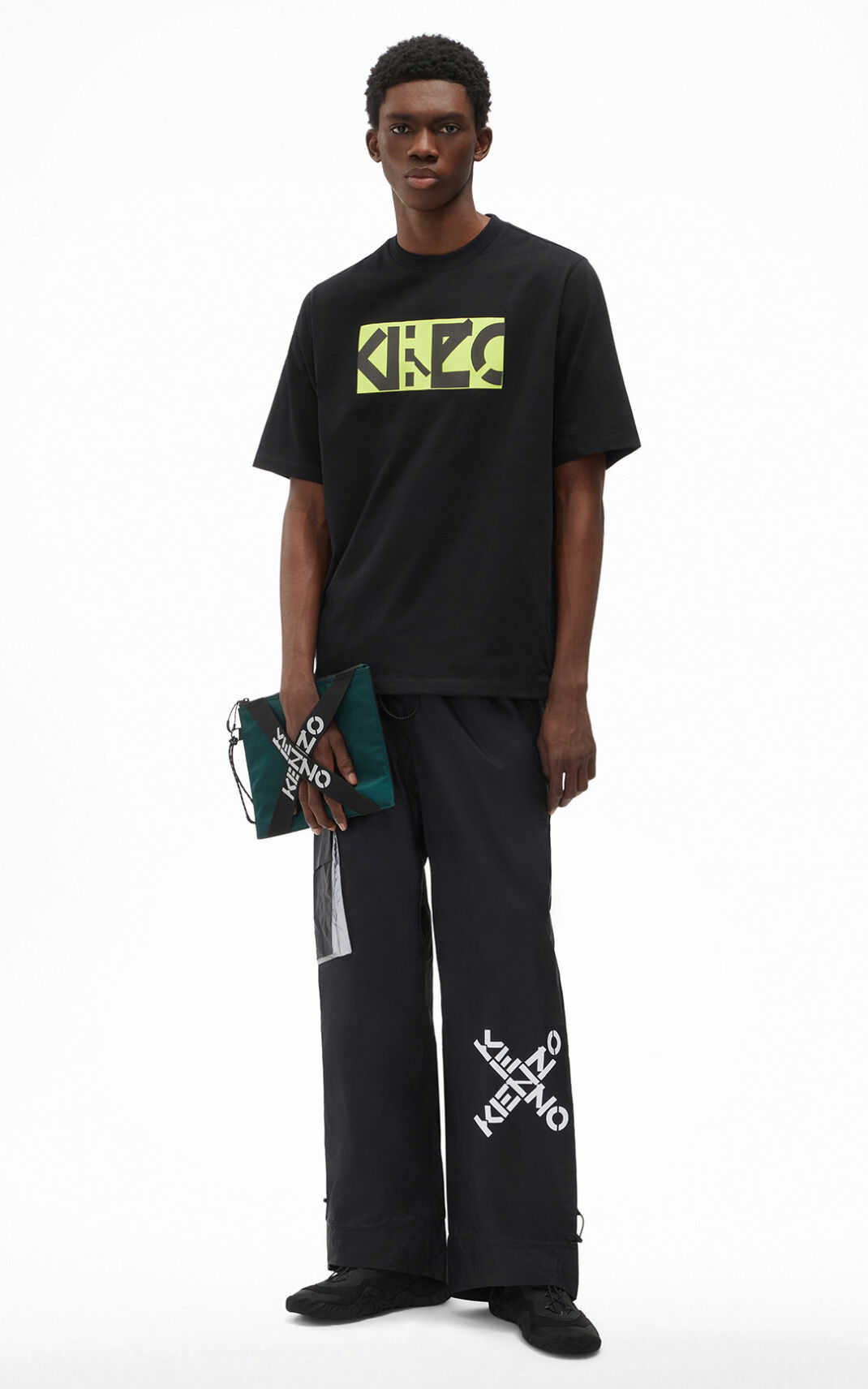 Kenzo Oversize Sport Box μπλουζακια ανδρικα μαυρα | GR508680